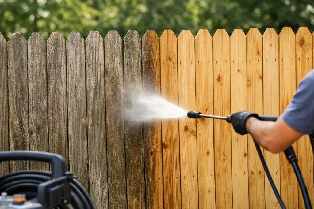 Fence Washing Before Staining Done Right