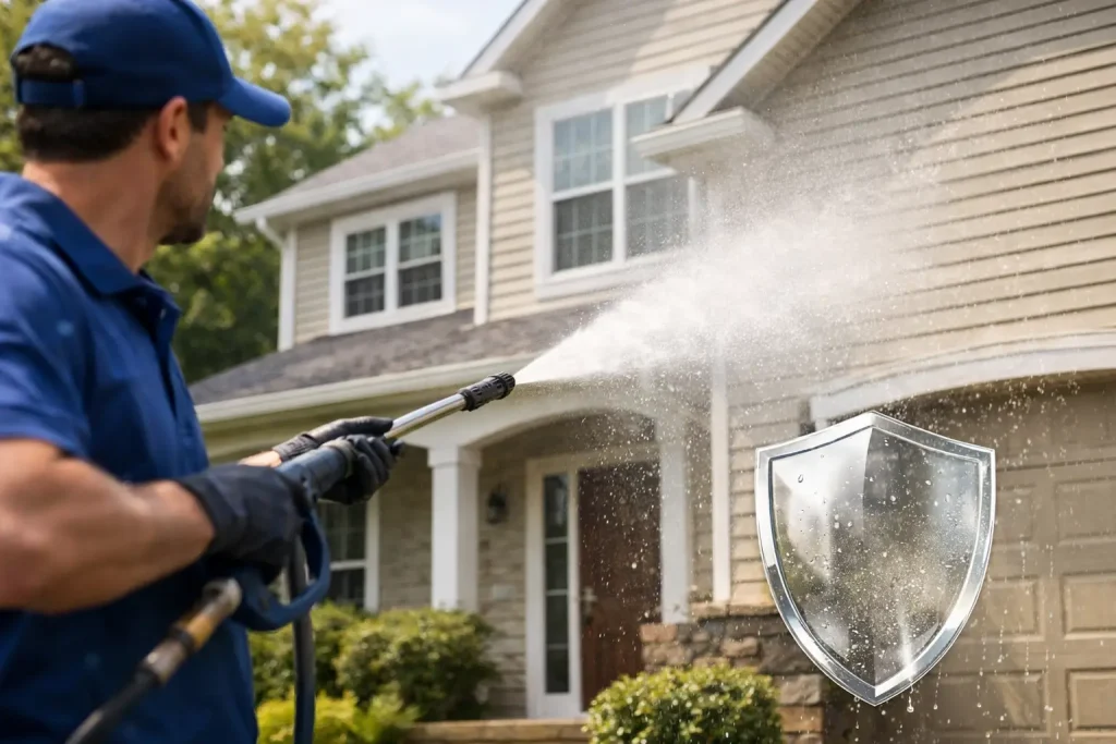 Professional House Washing Service That Protects