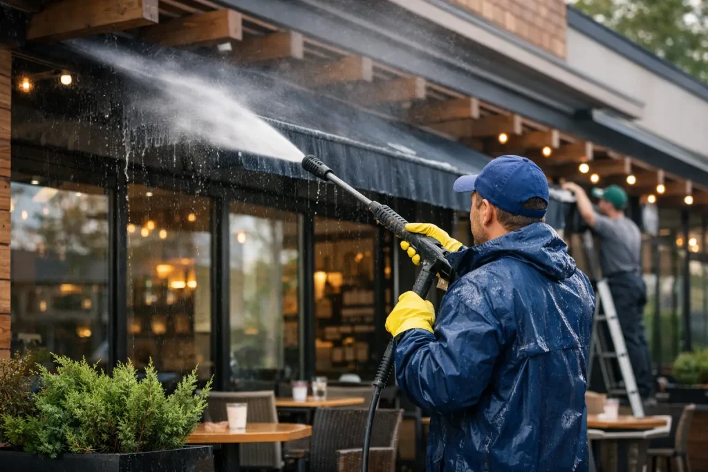 Restaurant Exterior Cleaning Service That Works