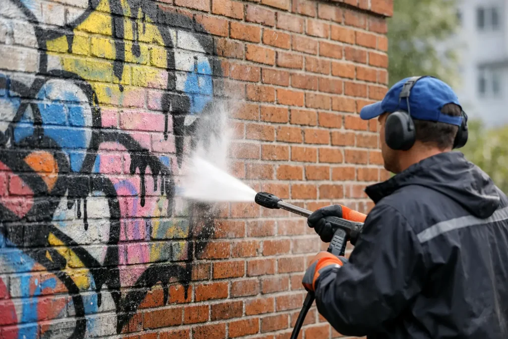 Can Washing Remove Graffiti From Exterior Surfaces?