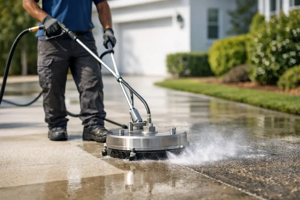 Concrete Pressure Cleaning Service That Protects