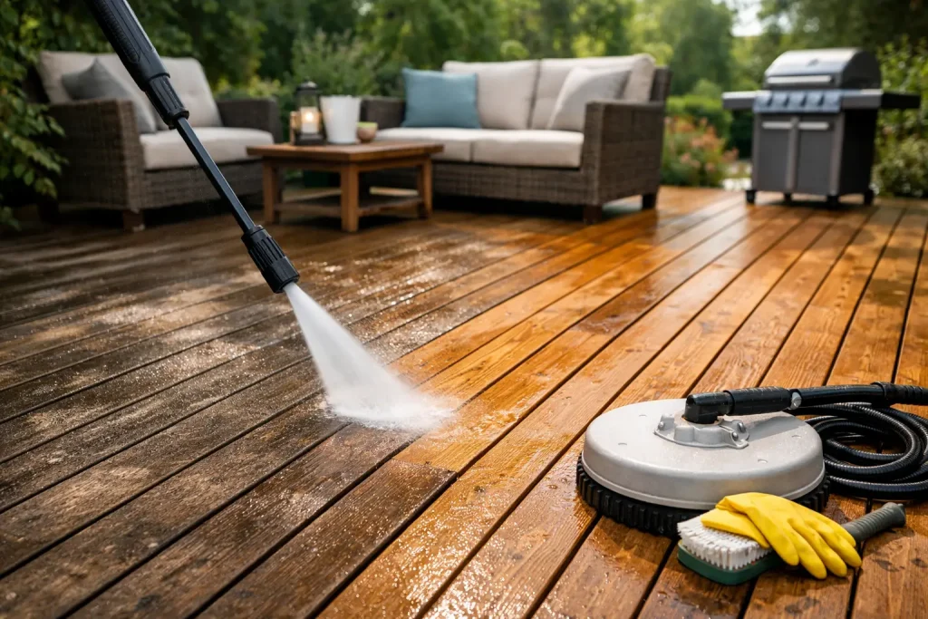 Deck Cleaning That Protects Your Outdoor Space