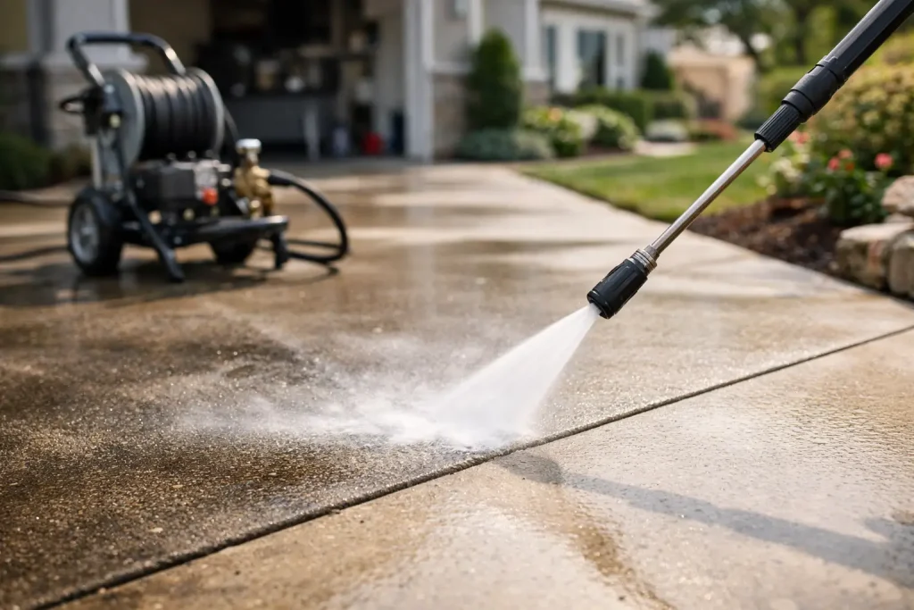 Top Benefits of Concrete Washing for Your Property
