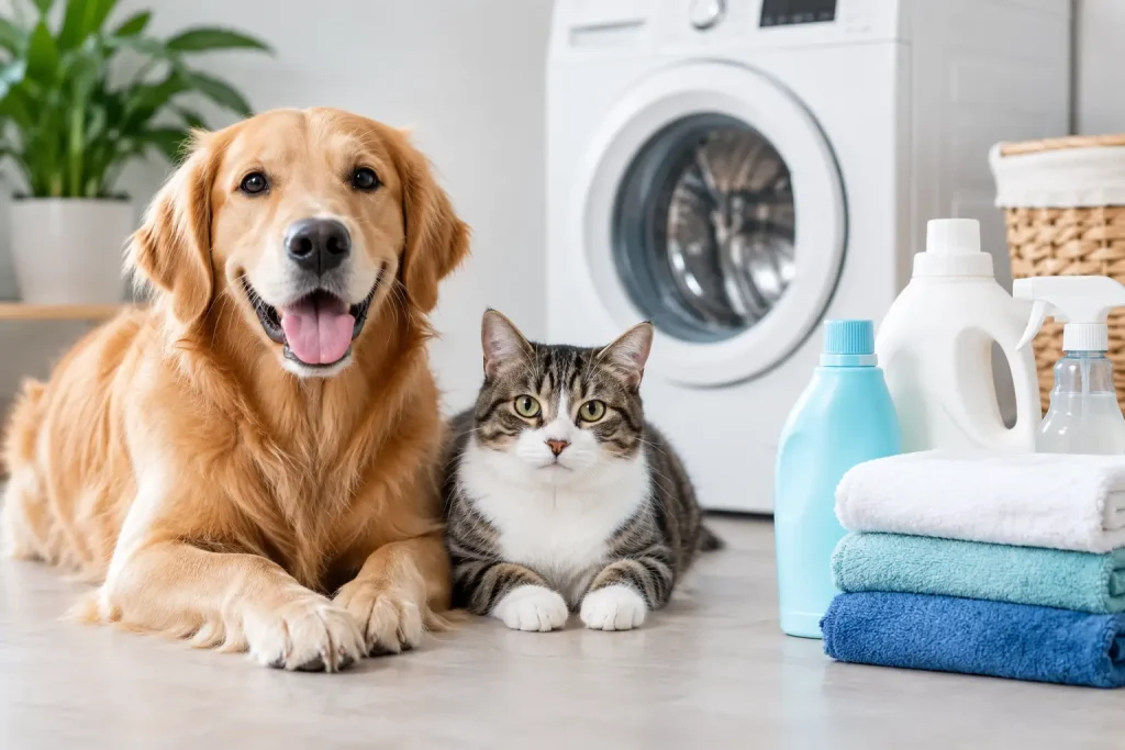 Are Washing Chemicals Pet Safe? What to Know