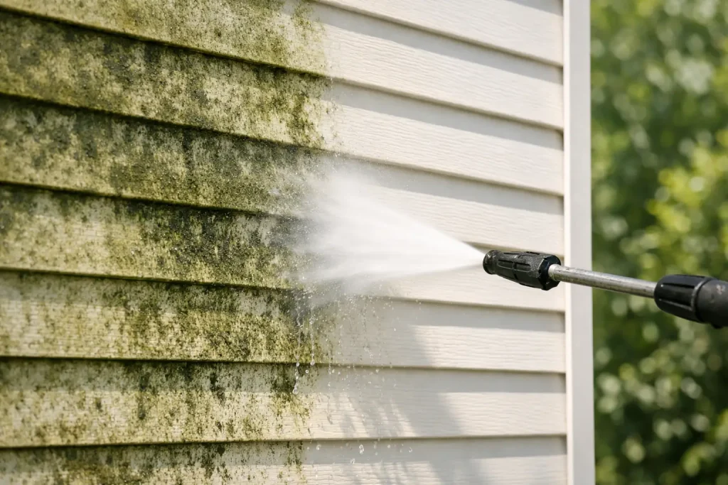 Does Power Washing Remove Mold From Siding?