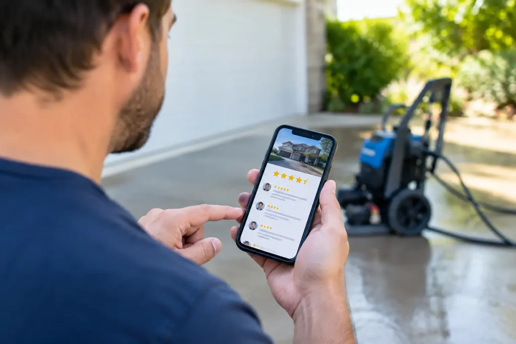 How to Read Licensed Pressure Washing Reviews