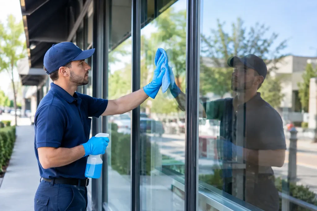 Storefront Cleaning Results Customers Notice